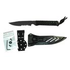 WT4 semi-cranté noir